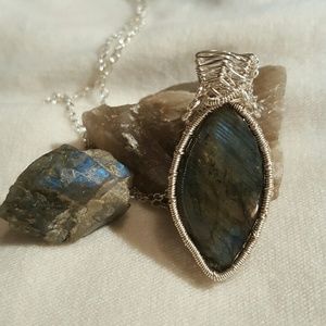 Healing Stones and Crystals,,,Hand weaved by Me